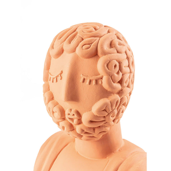 Busto in Terracotta Magna Graecia Uomo Seletti