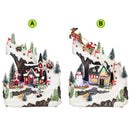 Timstor Carillon Villaggio di Montagna Animato con Personaggi Natalizi e luci Led 🎄 Natale 2025