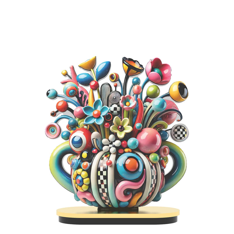 Linee Recanati | Mini vaso fiori Lolly Pop decorativo