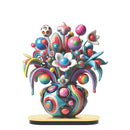 Linee Recanati | Mini vaso fiori Lolly Pop decorativo