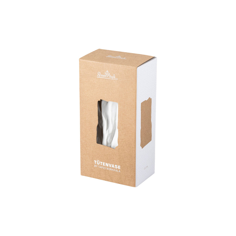 Rosenthal | Vaso Sacchetto in porcellana smaltato bianco opaco