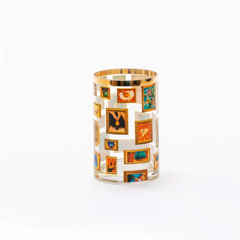Vaso in vetro Toiletpaper Cornici Cilindro SELETTI
