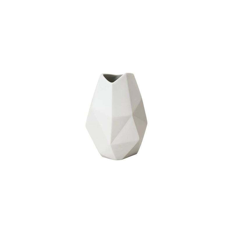 Rosenthal | Vaso Surface H 14 cm. in porcellana smaltato bianco opaco