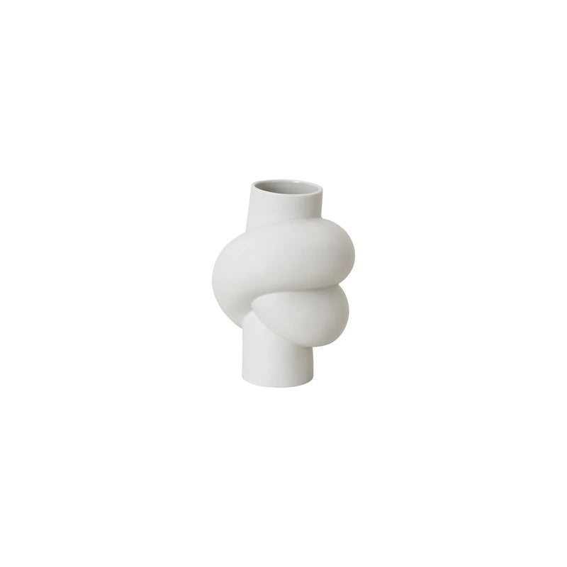 Rosenthal | Vaso Node in porcellana smaltato bianco opaco