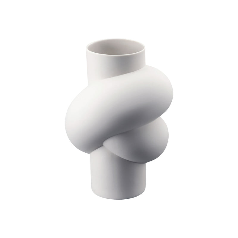 Rosenthal | Vaso Node in porcellana smaltato bianco opaco