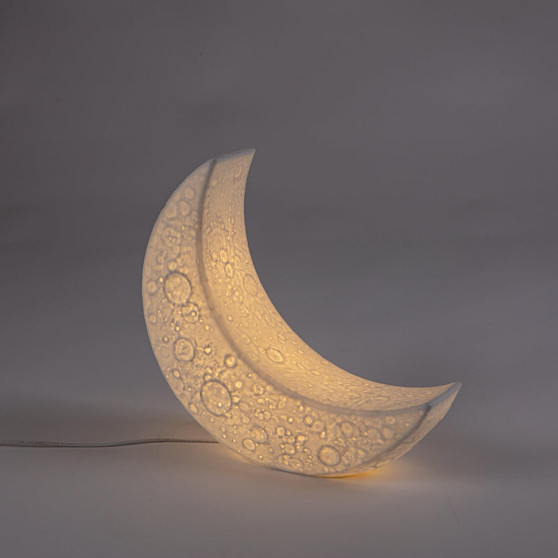 Lampada in porcellana  My Little Moon Lamp Seletti