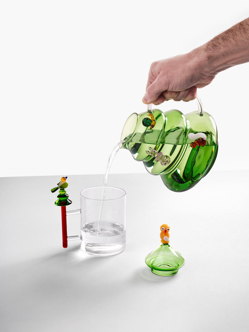 Ichendorf Brocca Albero in vetro borosilicato Christmas Wooland Tales 🎄 Natale 2024 fatto a mano