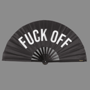 Fisura | Ventaglio a Mano Grande XXL con Messaggio 64x34 cm. ⛱️