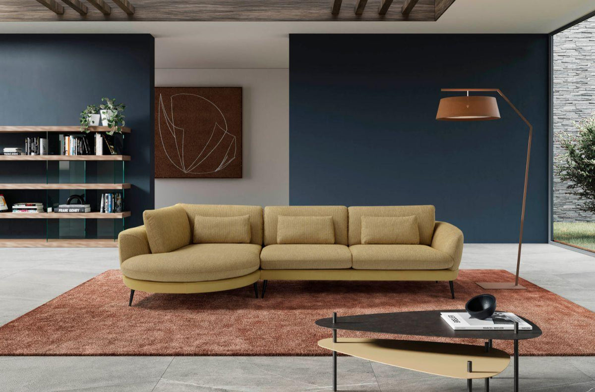 Divano Looming con Chaise Longe e Spalliere reclinabili Egoitaliano