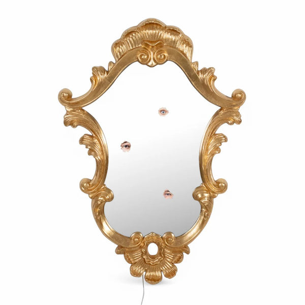 Seletti | Specchio Trilogy da parete riflettente LCD con occhi animati