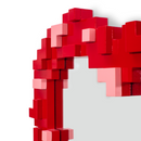 Seletti Pixel Specchiera con cornice 55,5x51,5 cm.  Heart - Cuore