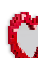 Seletti Pixel Specchiera con cornice 55,5x51,5 cm.  Heart - Cuore
