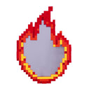 Seletti - Pixel specchiera con cornice 49,5 x 70,5 cm.  Flame - Fiamma