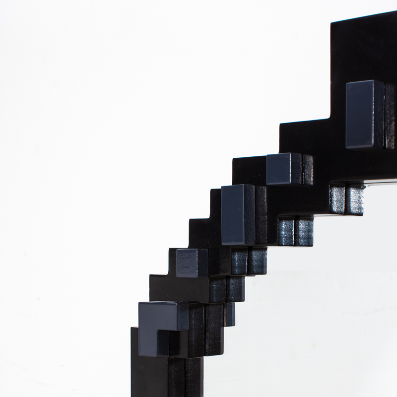 Seletti -Pixel  specchiera con cornice 55,5x60 cm. Bomb - Bomba