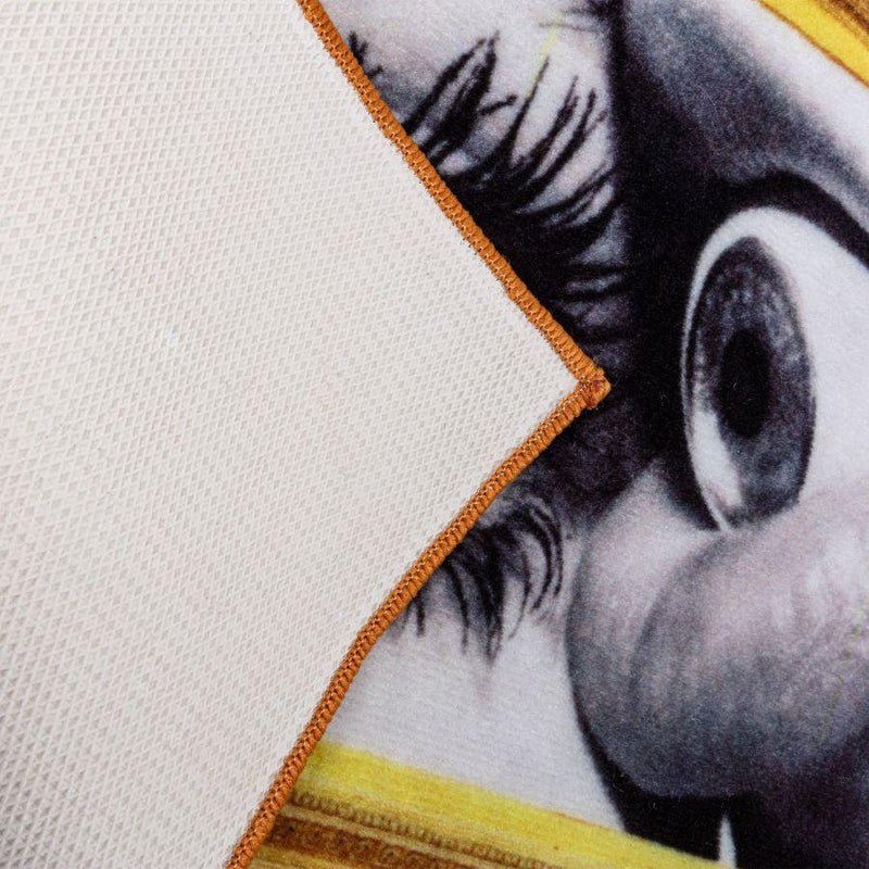 Seletti Tappeto Mat Eye and Mouth Bagno Toiletpaer 60x90 cm.