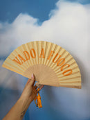 Fisura ⛱️ Ventaglio con Tracolla con Frase 42,5x23 cm.