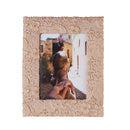 L'Oca Nera Portafoto con motivo floreale in resina