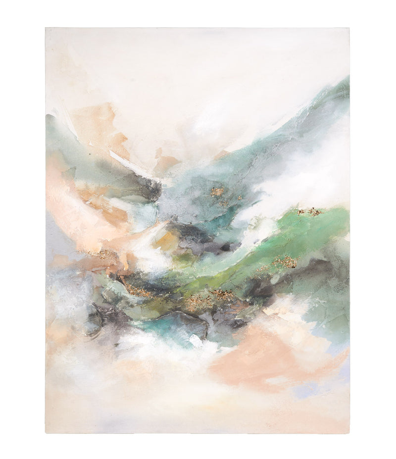 L'Oca Nera Quadro Astratto 90x120 cm toni pastello