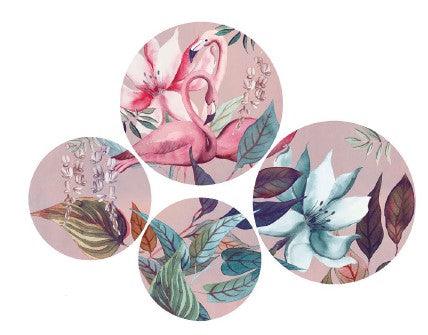 Piatti Decorativi da parete set 4 pz L'Oca Nera
