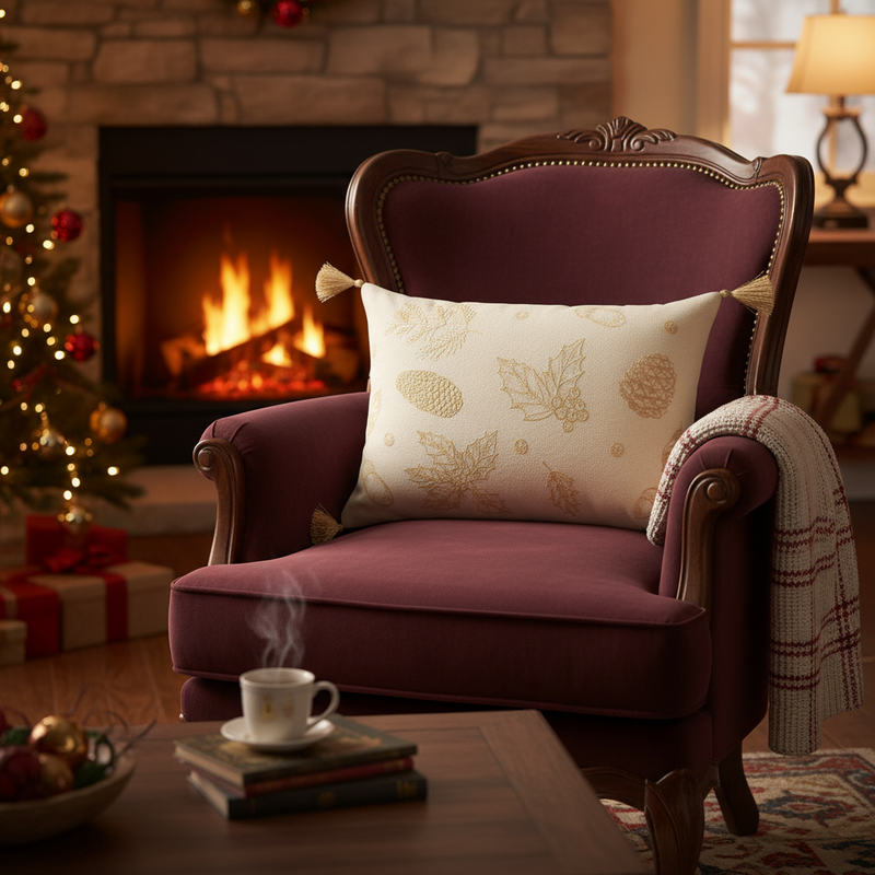 L'Oca Nera | Cuscino Natalizio Soffice Magia Natale 2025