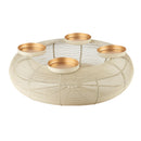 L'Oca Nera | Centrotavola Portacandele Carone Dell'Avvento Natale 2025