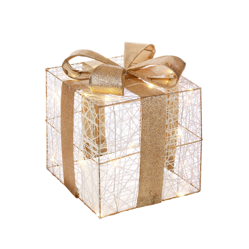 L'Oca Nera | Scatola Regalo Decoro LED Natale 2025 - Doni Delle Stelle