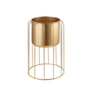 L'Oca Nera | Cache-pot portapianta metallo Giardino Dorato Natale 2025