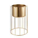 L'Oca Nera | Cache-pot portapianta metallo Giardino Dorato Natale 2025