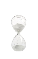 Galbiati Milano | Clessidra a pois con sabbia in vetro borosilicato Incanto Dorato