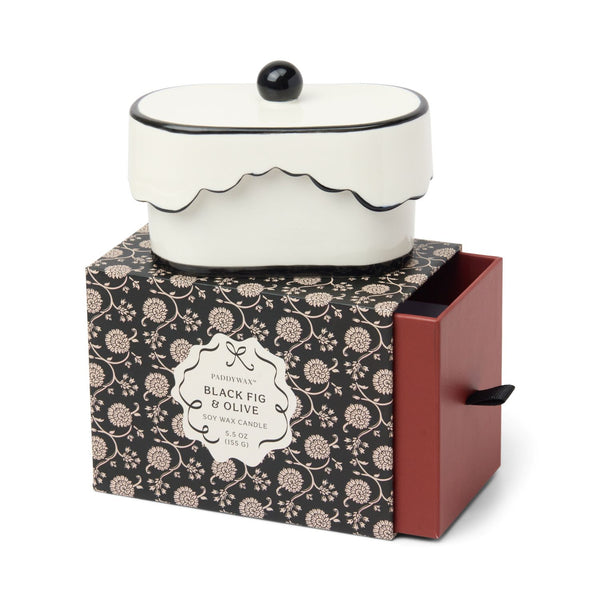 Paddywax | Candela Cherie 5,5oz/155g su piatto in ceramica