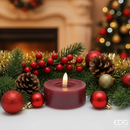 EDG Enzo De Gasperi | Candela a LED con Glitter Natale 2025