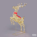 EDG Enzo De Gasperi | Renna in metallo con microled e fiocco Natale 2025