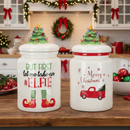 Timstor | Barattolo Natalizio in ceramica con LED Natale 2025