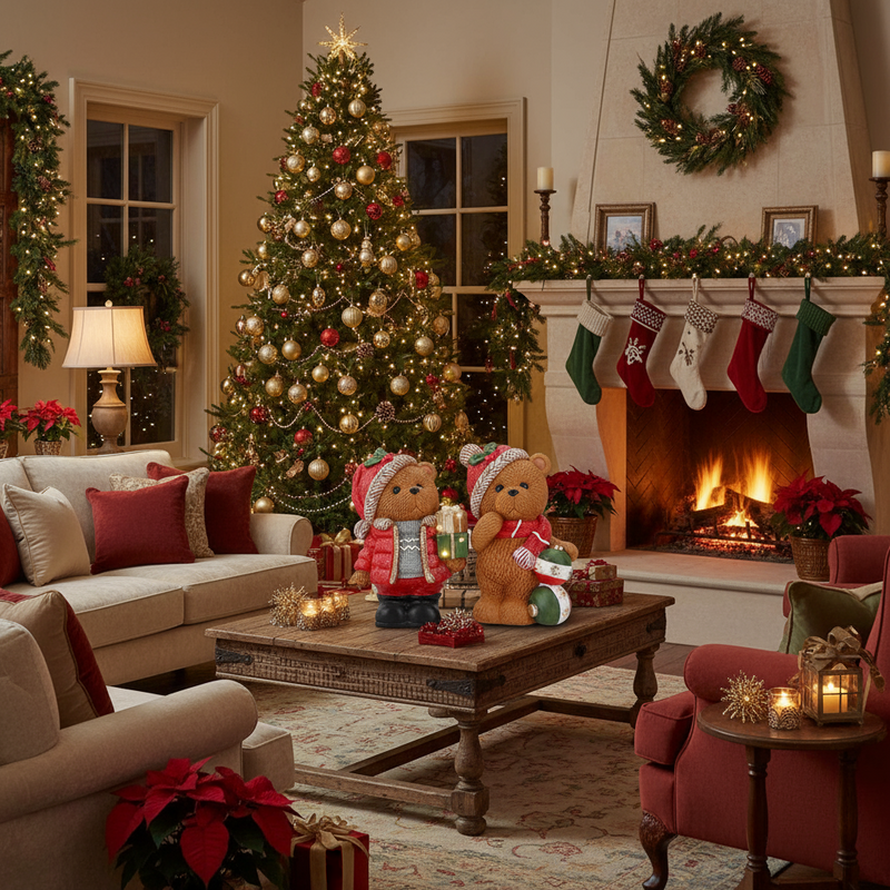 Timstor | Orso Natalizio decorativo Natale 2025