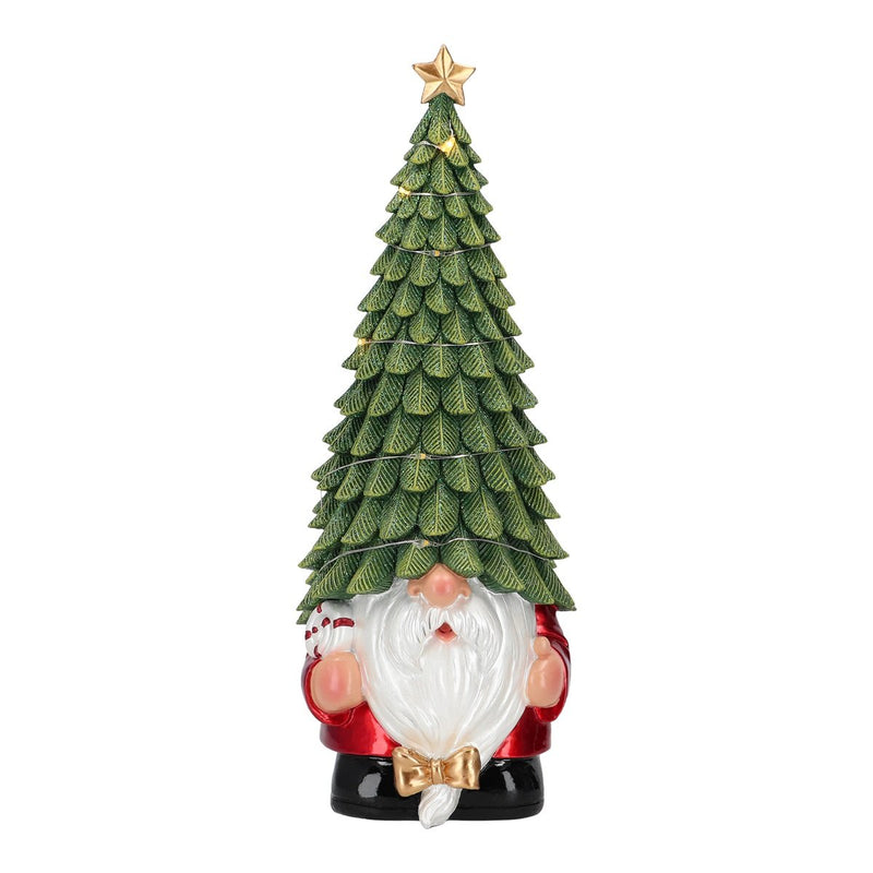 Timstor | Gnomo Poly con Albero LED sulla testa Natale 2025