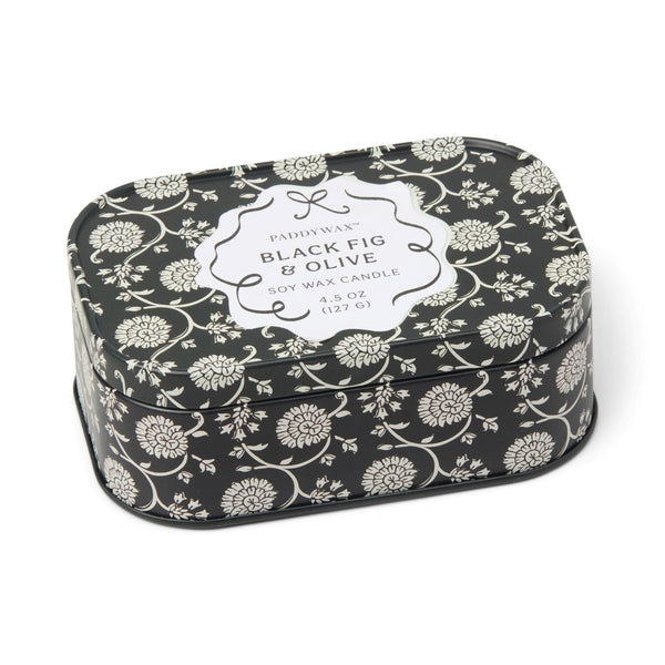 Paddywax | Candela Cherie 4,5 oz/127 g in latta stampata