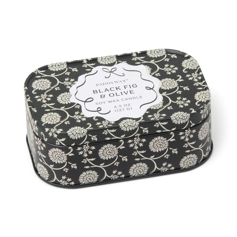 Paddywax | Candela Cherie 4,5 oz/127 g in latta stampata