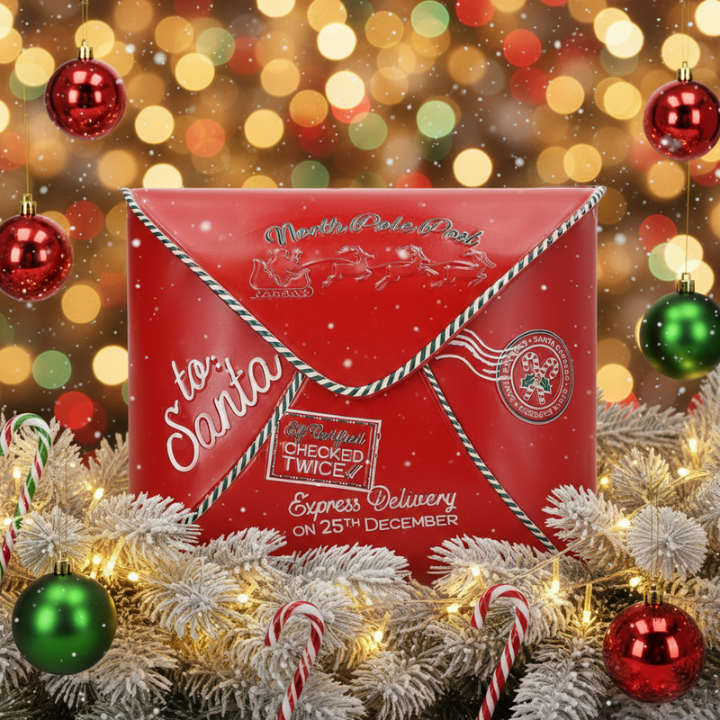 Timstor | Busta postale del Polo Nord in metallo Natale 2025