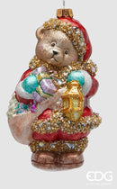 EDG Enzo De Gasperi | Orso decorativo in vetro Natale 2025
