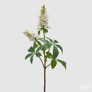Fiore Artificiale con foglie e gambo Castagno EDG Enzo De Gasperi