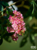 Fiore Artificiale con foglie e gambo Castagno EDG Enzo De Gasperi
