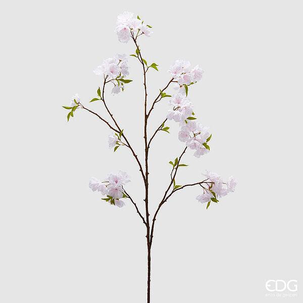Fiore Artificiale con gambo e foglie Sakura EDG Enzo De Gasperi