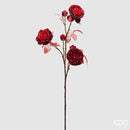 Enzo De Gasperi Rosa con ramo e boccioli Natale 2025