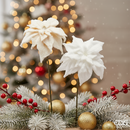 EDG Enzo De Gasperi | Stella di Natale decorativa con pelo e ramo Natale 2025