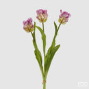 EDG Enzo De Gasperi Mazzo di Tulipani Parrot H 51 cm