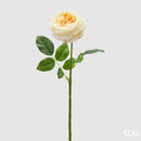 EDG Enzo De Gasperi Rosa Elide Ramo Con Foglie Cream