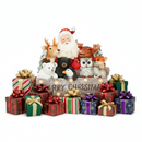 Timstor | Babbo Natale Poly con Animali