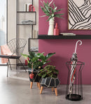 Cachepot portapianta in legno e ceramica L'Oca Nera