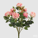 Bouquet Fiori artificiali 10 boccioli Rosapeonia Chic EDG Enzo De Gasperi
