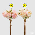 Bouquet Fiori Artificiali  Peonia Olis 2 colori Assortiti EDG Enzo De Gasperi